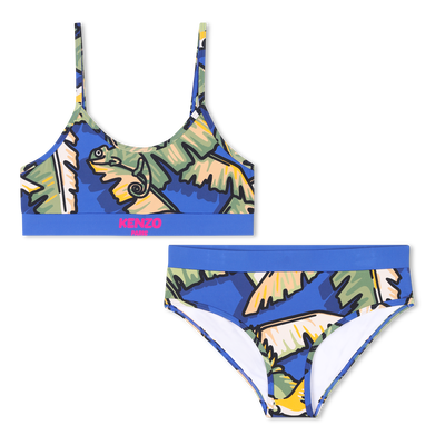 Bikini mit Palmenmuster KENZO KIDS GIRL