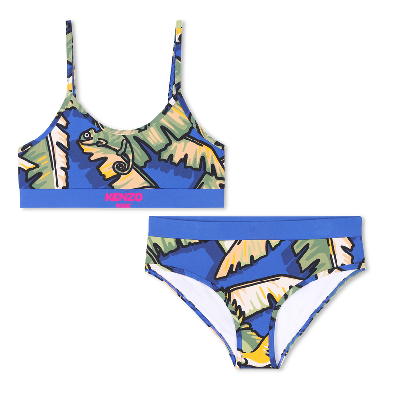 Bikini mit Palmenmuster KENZO KIDS 
                        GIRL