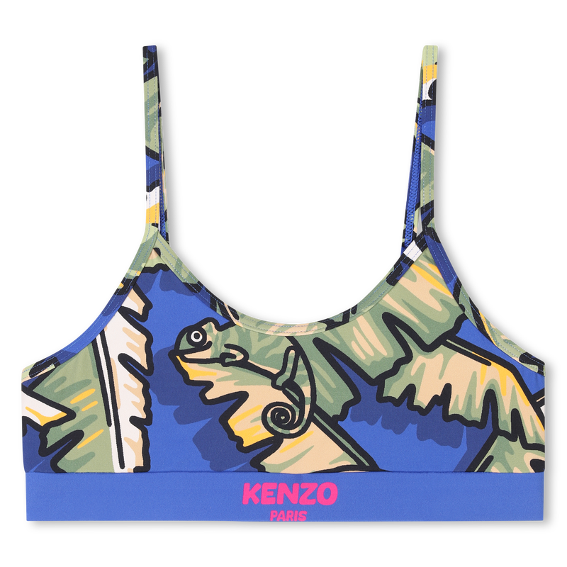Bikini mit Palmenmuster KENZO KIDS 
                        GIRL