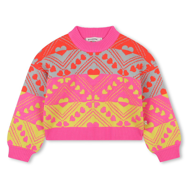 Strickpullover mit Herzmuster BILLIEBLUSH 
                        GIRL
