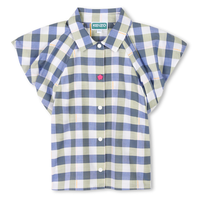 Kurz&auml;rmelige Bluse KENZO KIDS GIRL