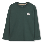 Lang&auml;rmeliges T-Shirt, DUNKEL GR&Uuml;N, hi-res