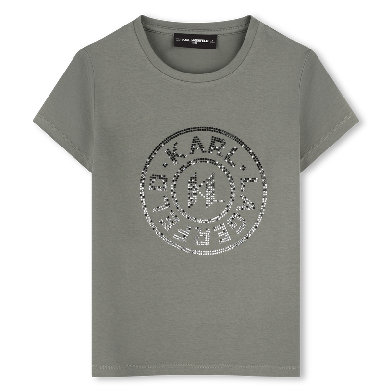 T-Shirt mit Illustrationen KARL LAGERFELD KIDS 
                        GIRL