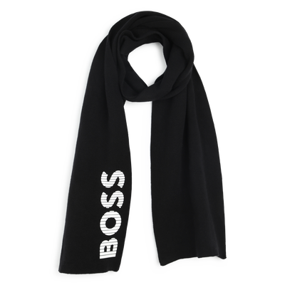 Strickschal aus Baumwolle BOSS JUNGE