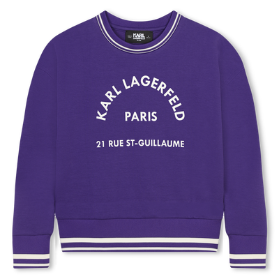 Sweatshirt mit Motiv KARL LAGERFELD KIDS GIRL