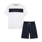 Baumwollshirt und -shorts BOSS 
                    BOY
