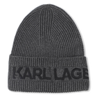 Strickm&uuml;tze + Halsw&auml;rmer Set KARL LAGERFELD KIDS 
                    BOY