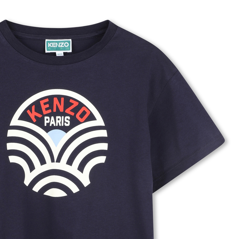 Kurz&auml;rmliges Baumwoll-Shirt KENZO KIDS 
                        BOY