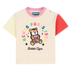 T-shirt mit gl&auml;nzendem print KENZO KIDS 
                    GIRL