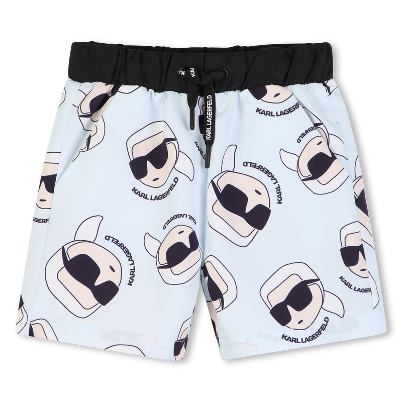 SET AUS T-SHIRT UND BADESHORTS KARL LAGERFELD KIDS 
                        BOY