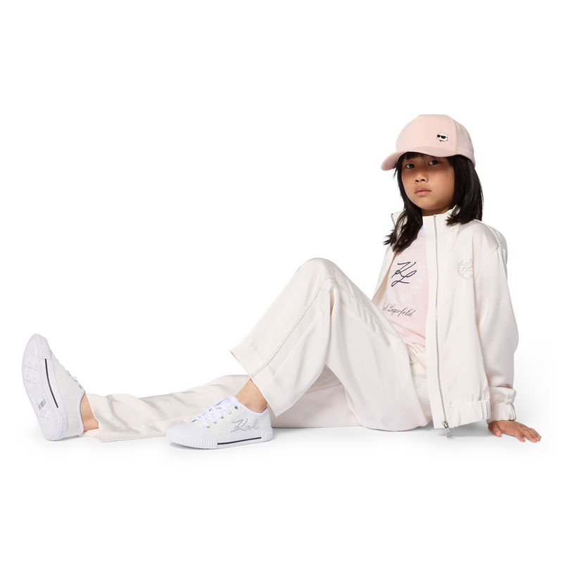KAPUZENPULLOVER MIT REISSVERSCHLUSS KARL LAGERFELD KIDS 
                        GIRL
