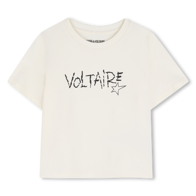 KURZ&Auml;RMELIGES T-SHIRT ZADIG & VOLTAIRE GIRL