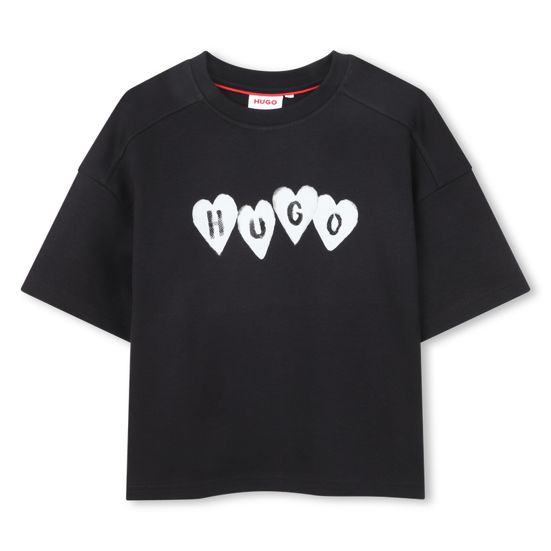 Kurz&auml;rmeliges t-shirt HUGO 
                        GIRL