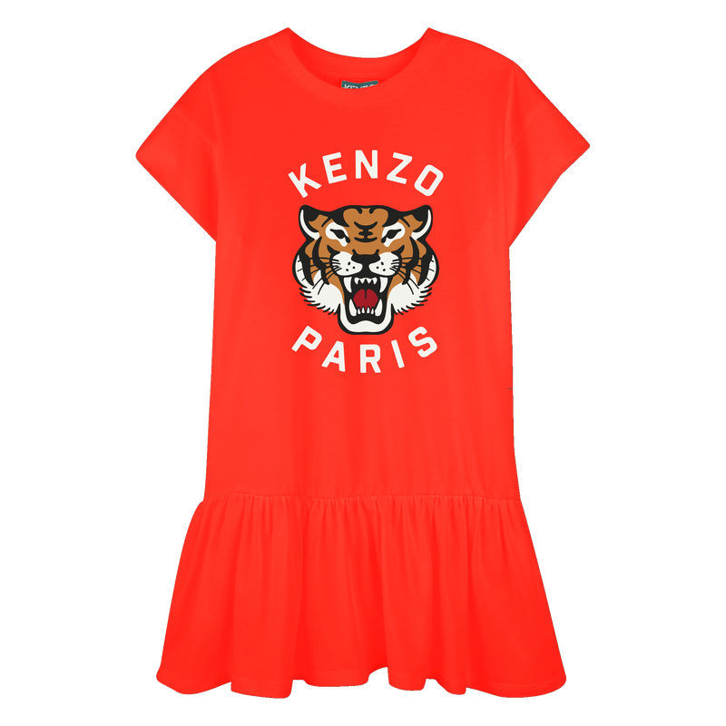 Kleid mit Volantbesatz KENZO KIDS 
                        GIRL