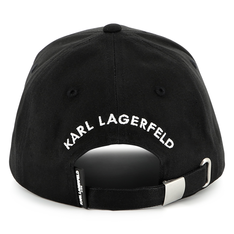 Verstellbares Baumwoll-Cap KARL LAGERFELD KIDS 
                        BOY