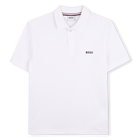 Kurz&auml;rmeliges poloshirt, WEISS, hi-res
