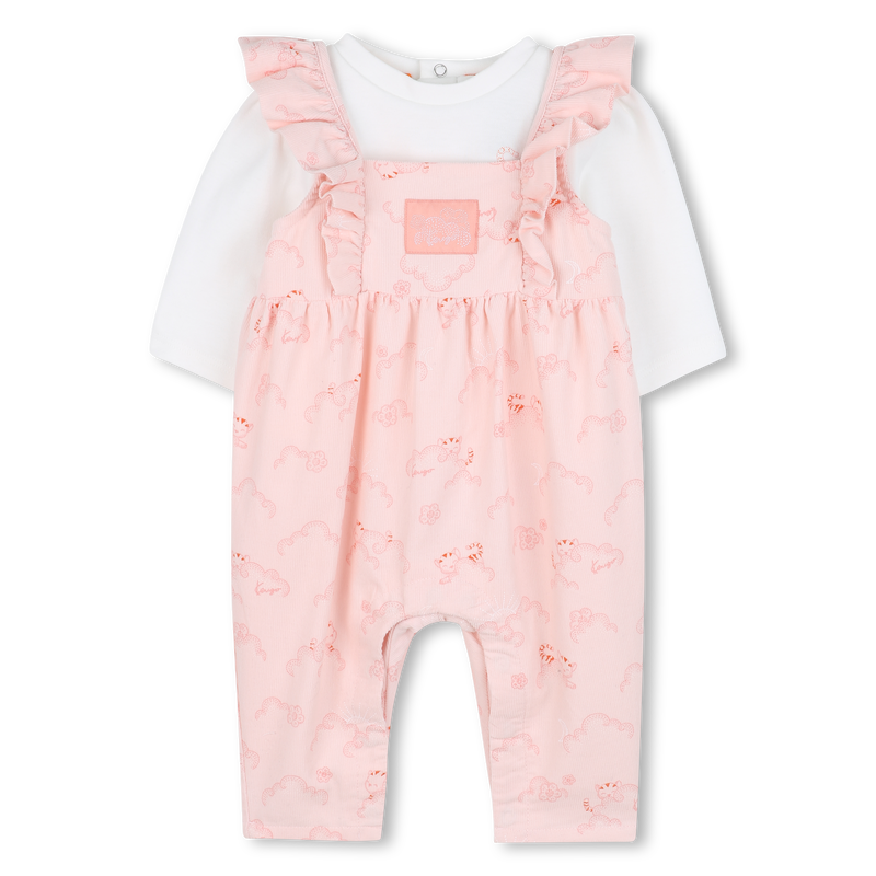 Set aus T-Shirt + Overall KENZO KIDS 
                        GIRL