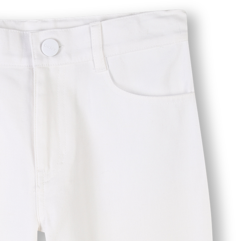 Hose aus Baumwolle und Leinen DKNY 
                        GIRL