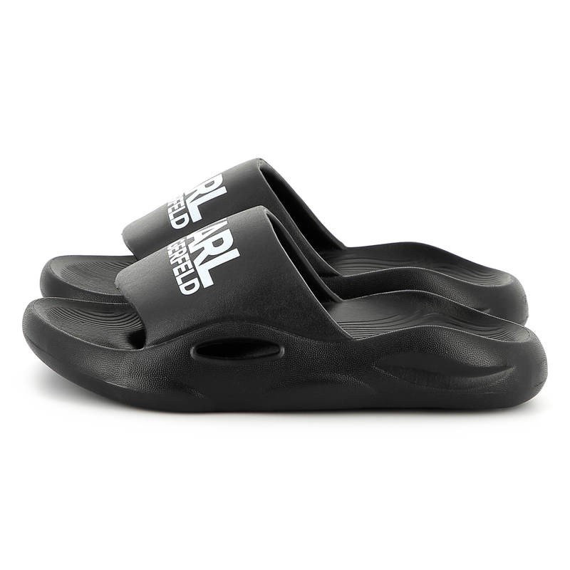 Badeschuhe mit Logo KARL LAGERFELD KIDS 
                        BOY