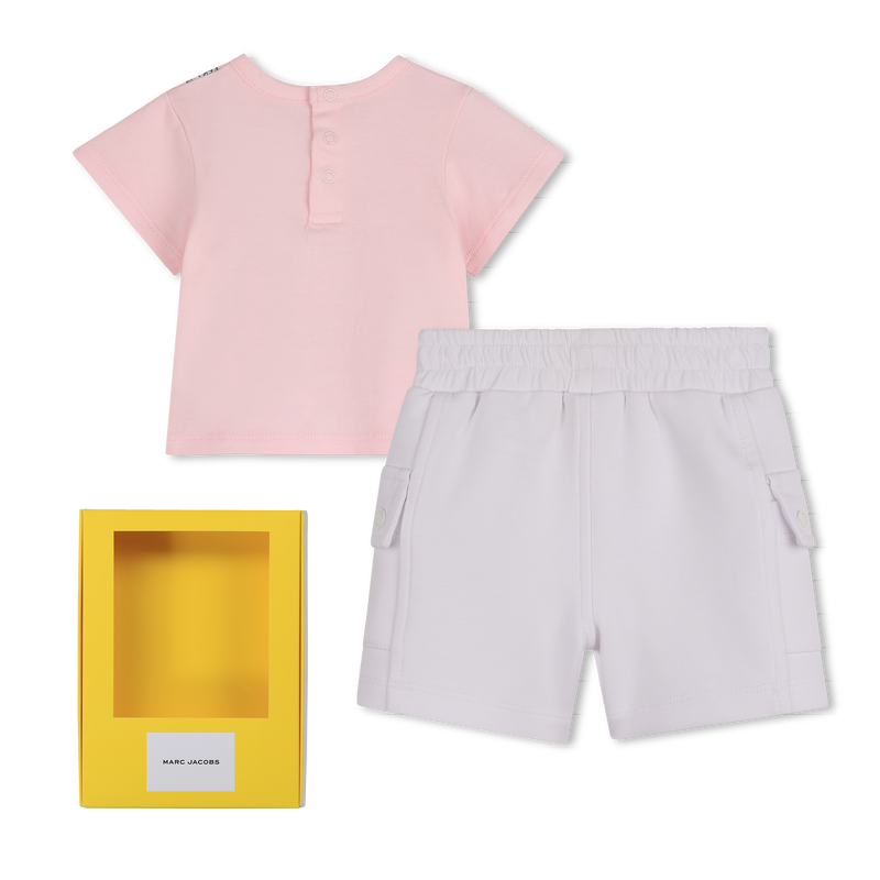 SET AUS T-SHIRT UND SHORTS MARC JACOBS 
                        UNISEX