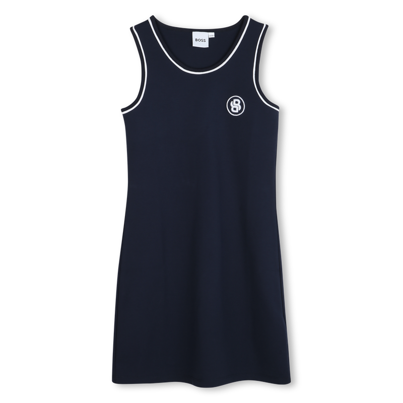 &Auml;rmelloses Kleid mit Logo BOSS 
                        GIRL