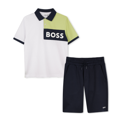 Polo und Shorts aus Baumwolle BOSS BOY