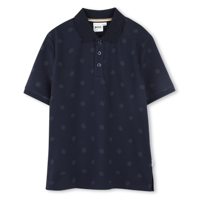 Gerades Poloshirt mit Print BOSS BOY