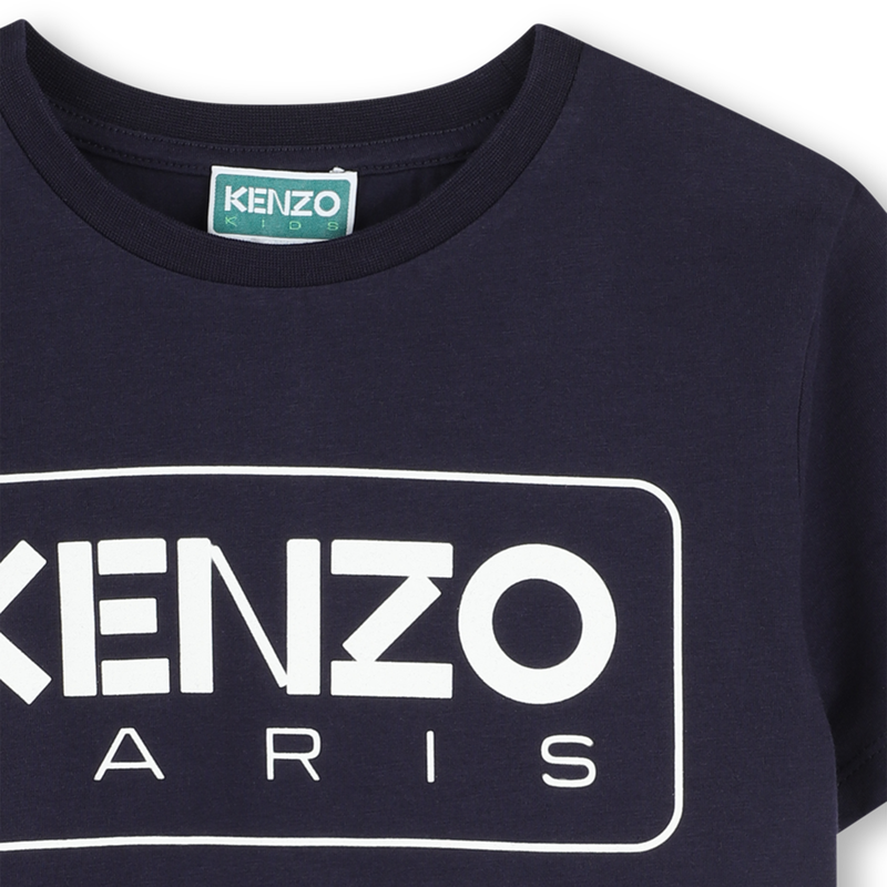 Kurz&auml;rmliges Baumwoll-T-Shirt KENZO KIDS 
                        BOY