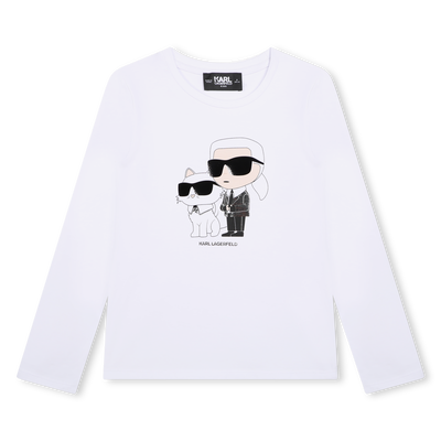 Langarmshirt mit Motiv KARL LAGERFELD KIDS GIRL