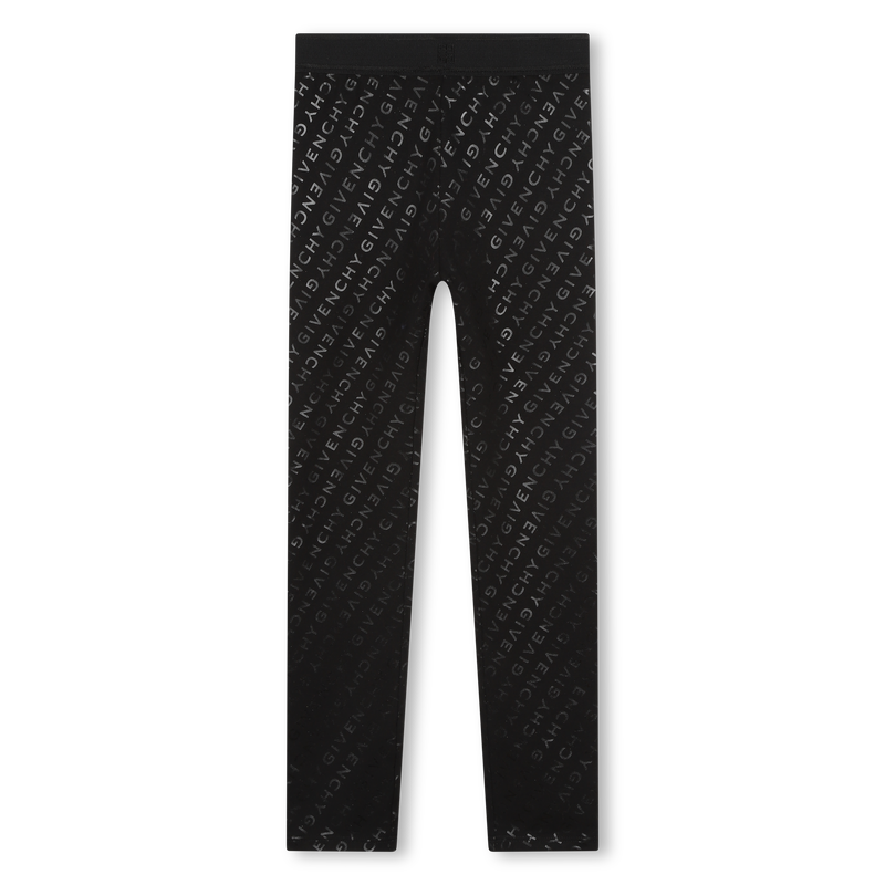 Baumwoll-Leggings mit Logo GIVENCHY 
                        GIRL