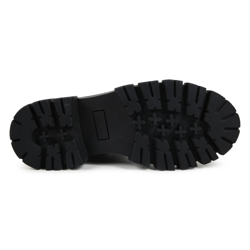 Leder-Stiefeletten mit Zipper DKNY 
                        GIRL