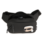 Bauchtasche aus beschichtetem Textil mit Gummieffe KARL LAGERFELD KIDS 
                    BOY