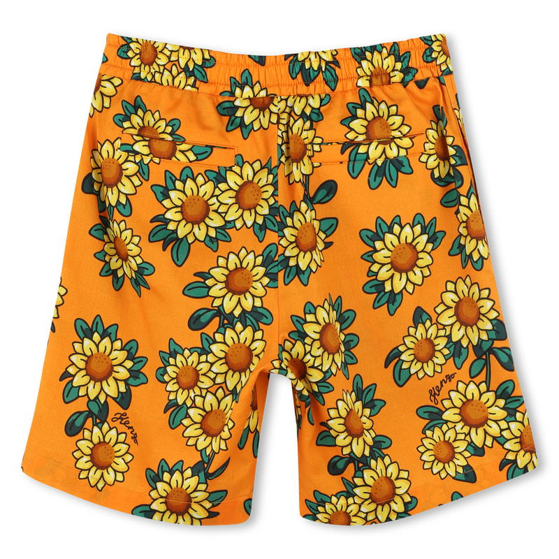 Bedruckte Baumwoll-Bermudas KENZO KIDS 
                        BOY
