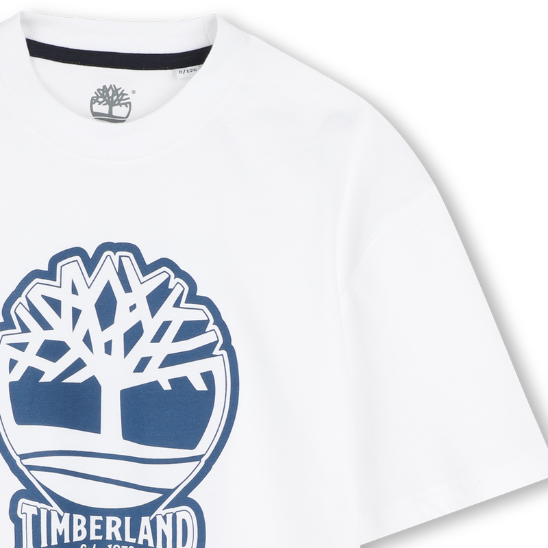 Zweifarbiges T-Shirt mit Logo TIMBERLAND 
                        BOY