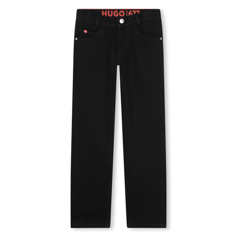 Gerade Baumwoll-Jeans HUGO 
                        BOY