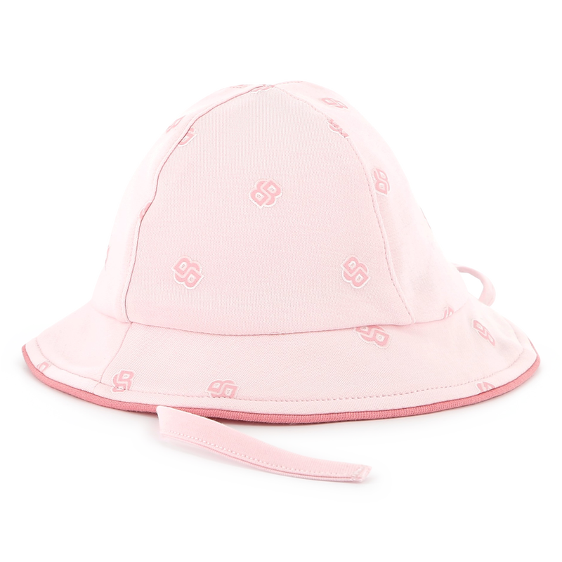 Baumwoll-Hut mit B&auml;ndern BOSS 
                        GIRL