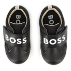 Ledersneaker mit Klettriemen BOSS 
                    BOY