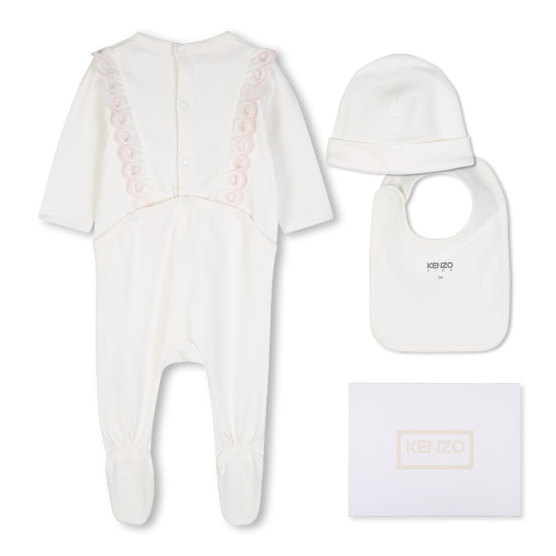 Pyjama-Set mit M&uuml;tze und L&auml;tzchen KENZO KIDS 
                        M&Auml;DCHEN