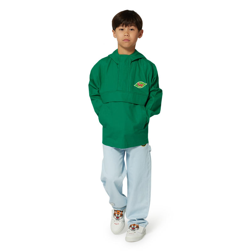 Kapuzen-Windjacke Baumwolle KENZO KIDS 
                        BOY