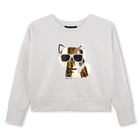 Langarm-Sweatshirt KARL LAGERFELD KIDS 
                    M&Auml;DCHEN