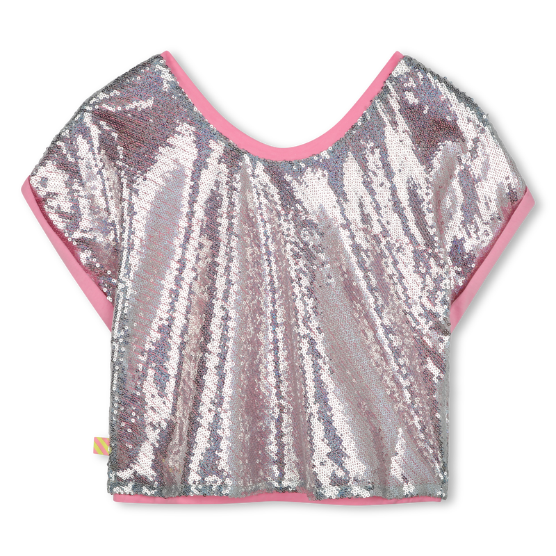 Weites T-Shirt mit Pailletten BILLIEBLUSH 
                        GIRL