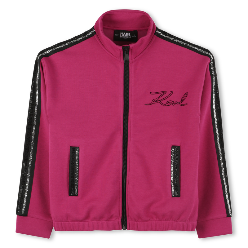 Cardigan aus doppeltem Jersey KARL LAGERFELD KIDS 
                        GIRL