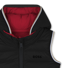 Wendbare &auml;rmellose Daunenjacke BOSS 
                    BOY