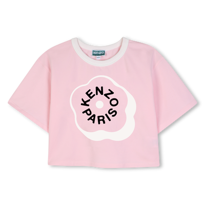 T-Shirt mit kurzen &Auml;rmeln KENZO KIDS GIRL