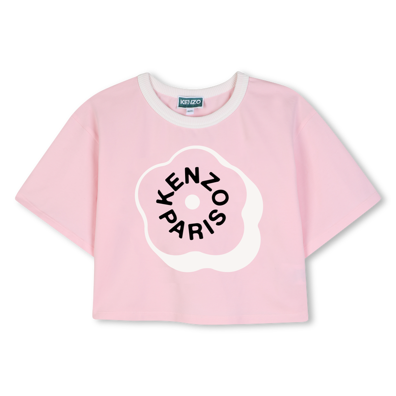 T-Shirt mit kurzen &Auml;rmeln KENZO KIDS 
                        GIRL