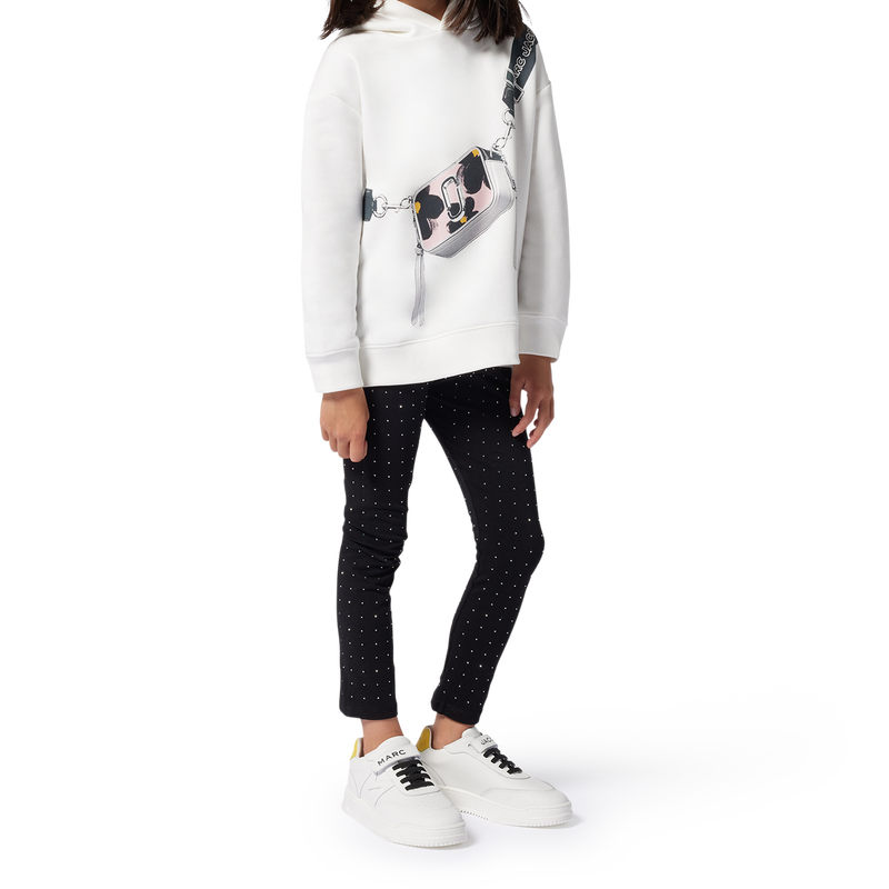 Molton-Kapuzensweatshirt MARC JACOBS 
                        GIRL