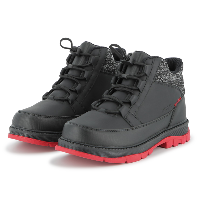 Stiefeletten mit Schn&uuml;rsenkeln HUGO 
                        BOY