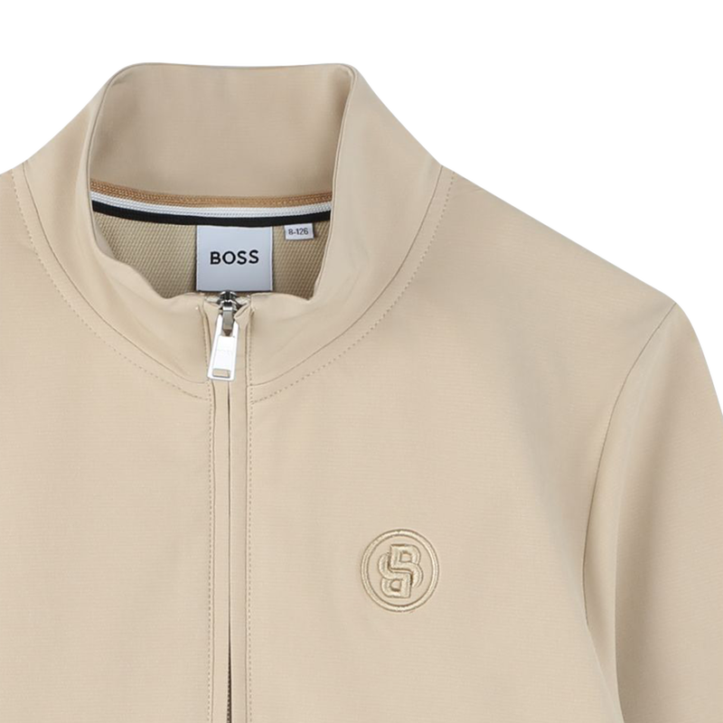 Einfarbige Sweatjacke BOSS 
                        BOY