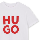 T-Shirt mit kurzen &Auml;rmeln HUGO 
                    JUNGE