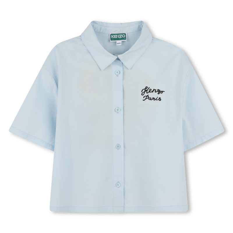 Kurz&auml;rmeliges Hemd KENZO KIDS 
                        GIRL